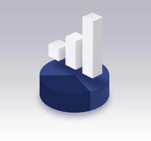 pie chart for business banking visual by finshape